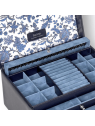 sacher 72.501 - CUIR DE VACHETTE - NAVY coffret à bijoux xl jasmin florage coffret-bijoux