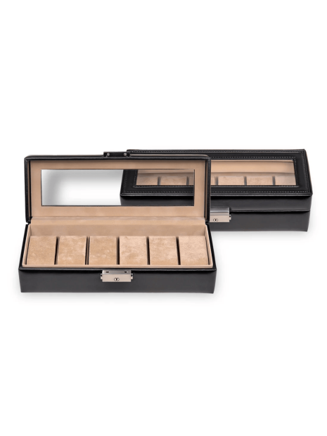 sacher 2117 - POLYURÉTHANE - NOIR coffret 6 montres sacher new classic coffret-montres