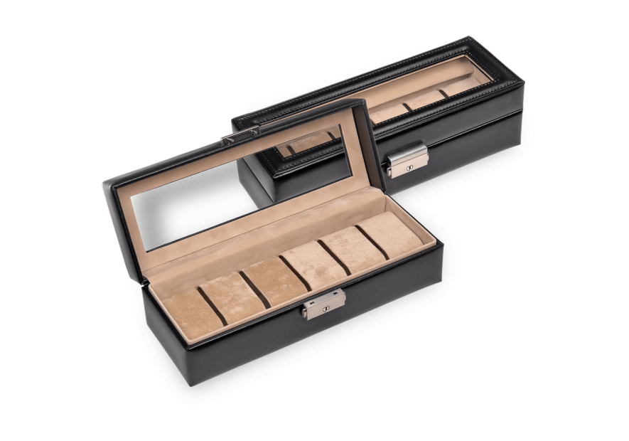 sacher 2117 - POLYURÉTHANE - NOIR coffret 6 montres sacher new classic coffret montres