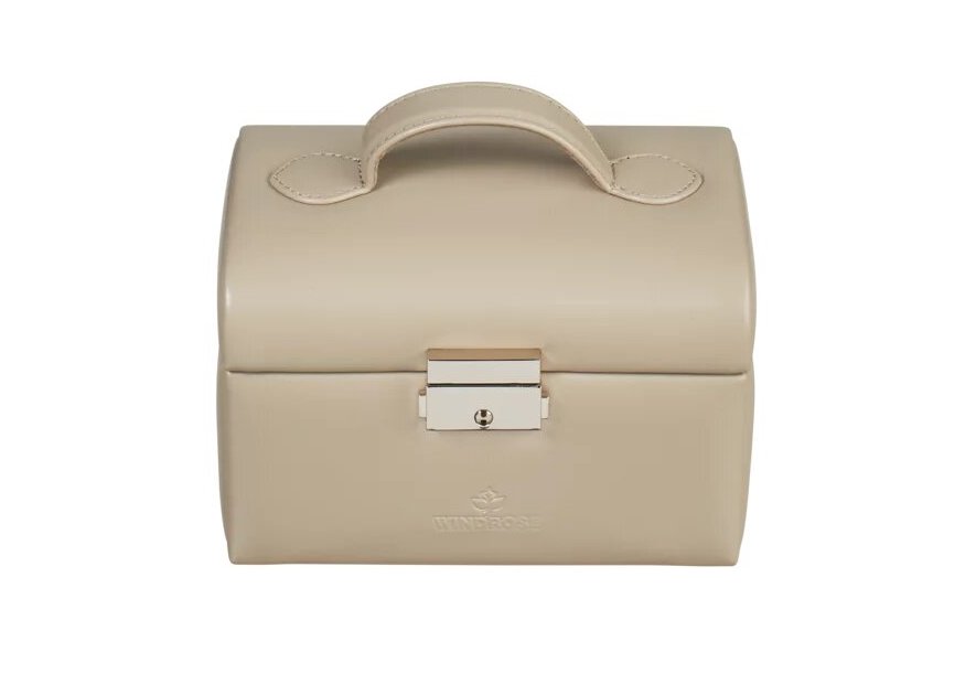 sacher 3676 - POLYURÉTHANE - BEIGE coffret bijoux mini windrose poignée coffret bijoux