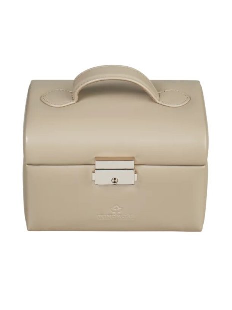 sacher 3676 - POLYURÉTHANE - BEIGE coffret bijoux mini windrose poignée coffret-bijoux