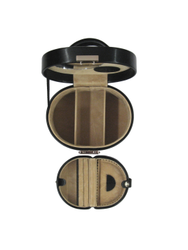 sacher 3675 - POLYURÉTHANE - NOIR coffret bijoux oval mini windrose coffret bijoux