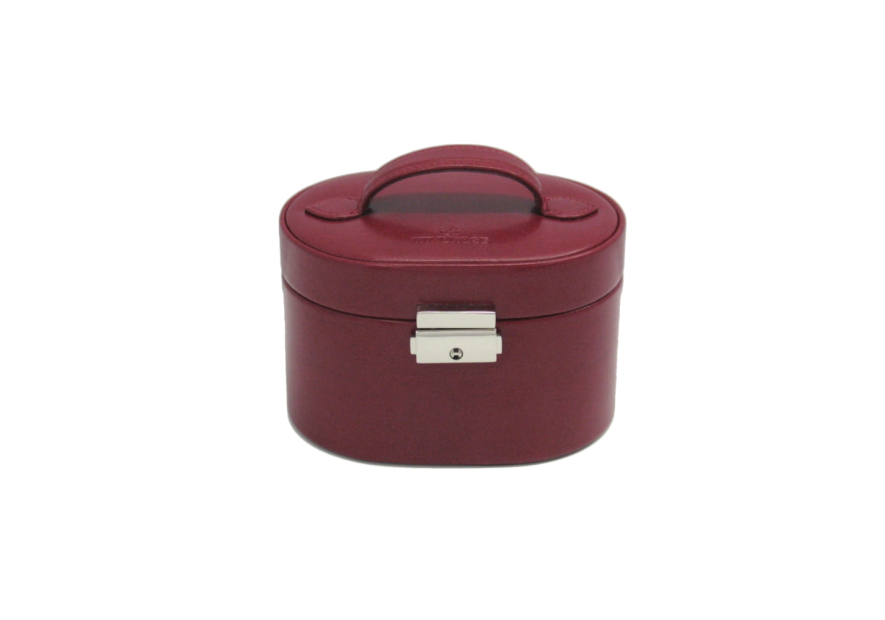 sacher 3675 - POLYURÉTHANE - ROUGE FONC coffret bijoux oval mini windrose coffret bijoux