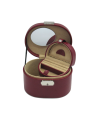 sacher 3675 - POLYURÉTHANE - ROUGE FONC coffret bijoux oval mini windrose coffret-bijoux