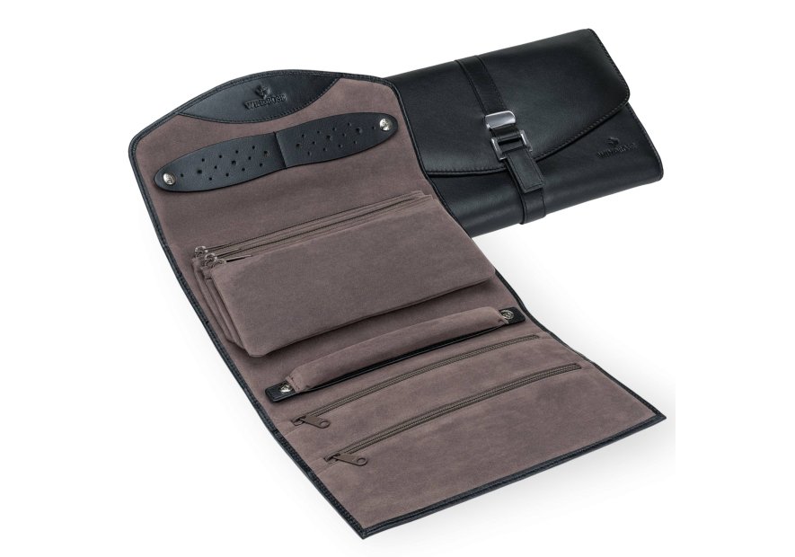 sacher 3108 trousse bijoux xxl windrose jewerellery roll trousse bijoux