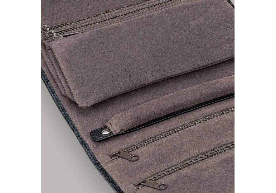 sacher 3108 trousse bijoux xxl windrose jewerellery roll trousse bijoux