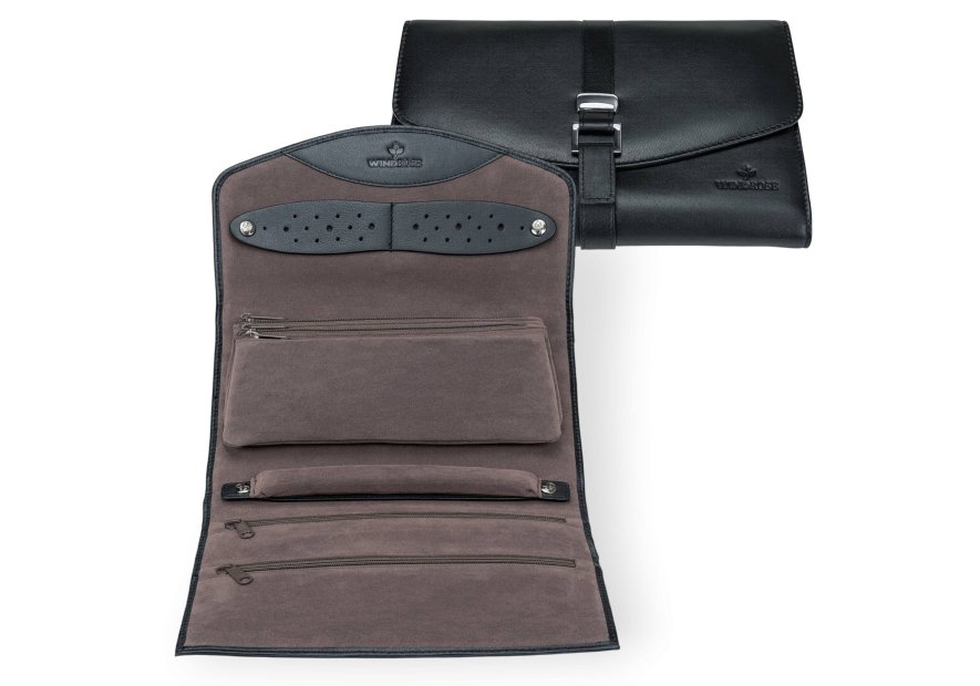 sacher 3108 trousse bijoux xxl windrose jewerellery roll trousse bijoux