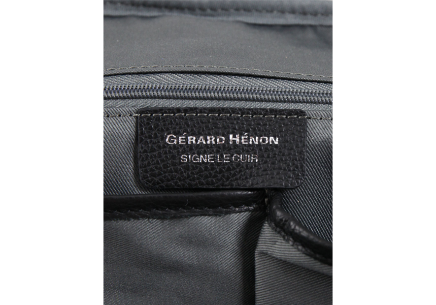 Gerard Henon 16266 - CUIR DE VACHETTE - NOIR Sac à dos Sac business
