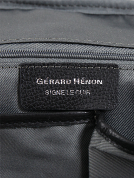 Gerard Henon 16266 - CUIR DE VACHETTE - NOIR Sac à dos Sac business