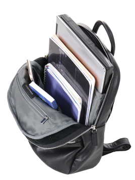 Gerard Henon 16266 - CUIR DE VACHETTE - NOIR Sac à dos Sac business