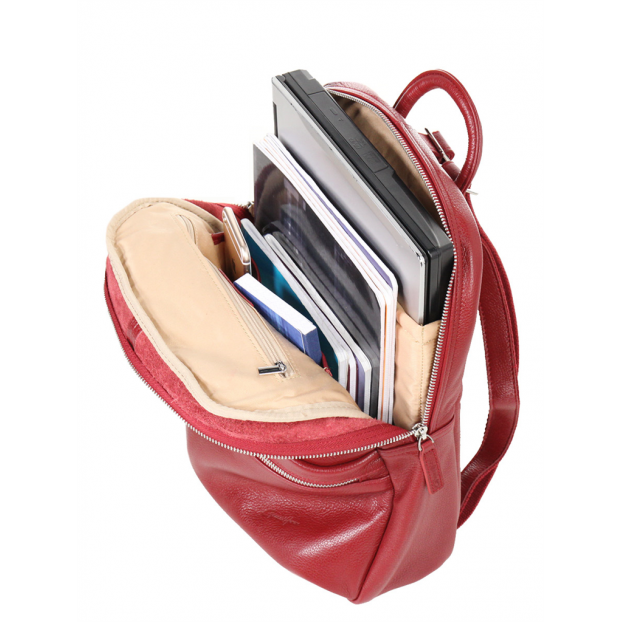 Gerard Henon 16266 - CUIR DE VACHETTE - ROUGE Sac à dos Sac business