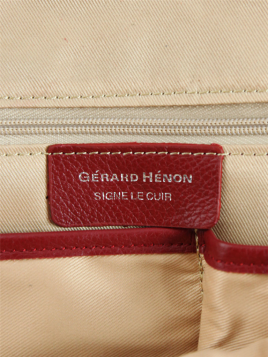 Gerard Henon 16266 - CUIR DE VACHETTE - ROUGE Sac à dos