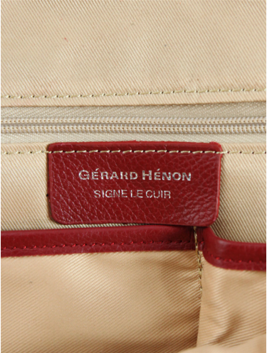 Gerard Henon 16266 - CUIR DE VACHETTE - ROUGE Sac à dos sac-business
