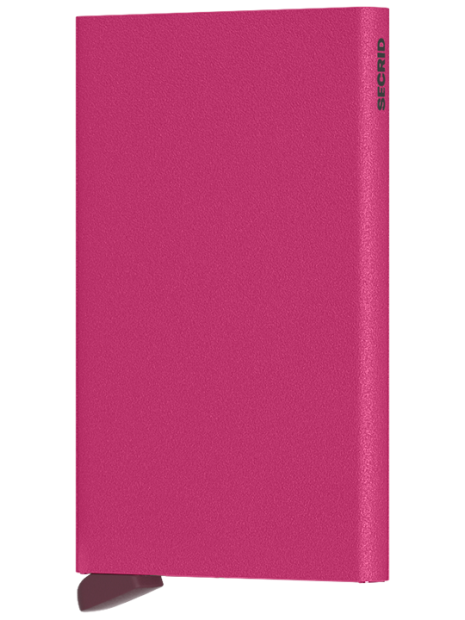 Secrid C - ALUMINIUM - FUSHIA. porte carte secrid cardprotector porte-cartes