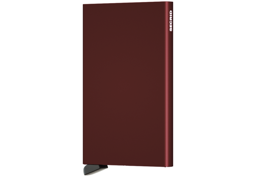 Secrid C - ALUMINIUM - BORDEAUX porte carte secrid cardprotector porte cartes