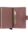 Secrid MV - CUIR DE VACHETTE - MAUVE porte cartes mini wallet vintage porte-cartes