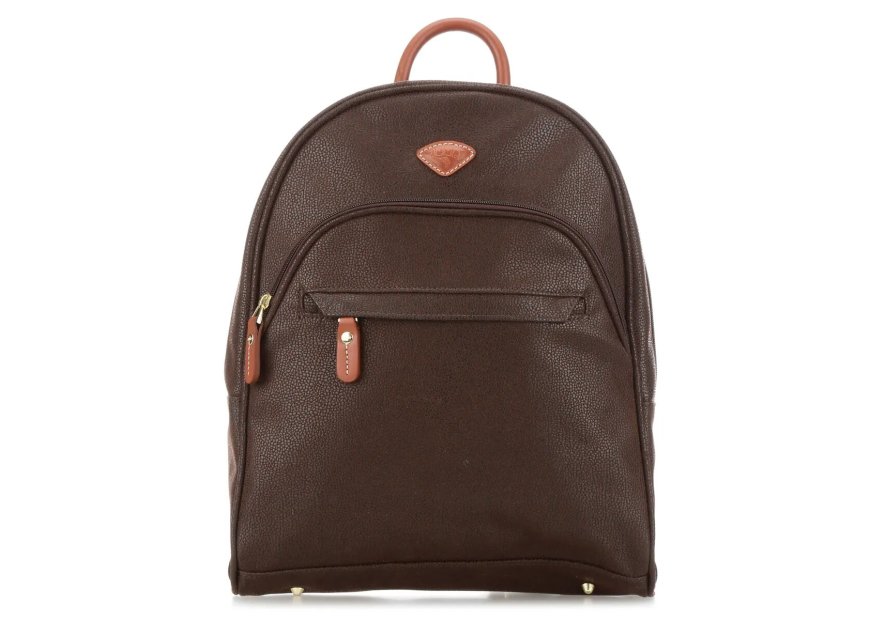 JUMP 4432NU - TEP ET CUIR - CHOCOLAT Sac a dos Sacs à mains