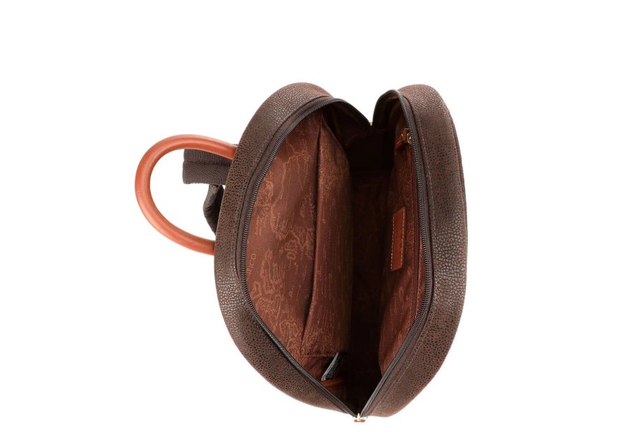 JUMP 4432NU - TEP ET CUIR - CHOCOLAT Sac a dos Sacs à mains