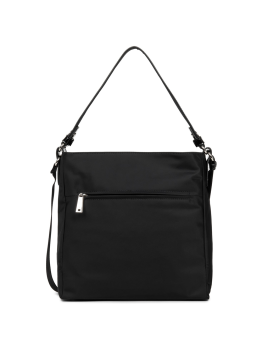 Lancaster 514-60 - POLYAMIDE - NOIR Basic Verni - Grand Sac Besace Sacs à mains