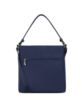 Lancaster 514-60 - POLYAMIDE - BLEU FONCÉ Basic Verni - Grand Sac Besace Sacs à mains