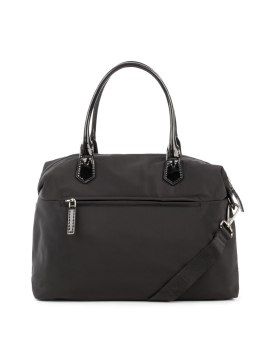 Lancaster 514-66 - POLYAMIDE - NOIR Basic Verni - Petit sac cabas main Sacs à mains