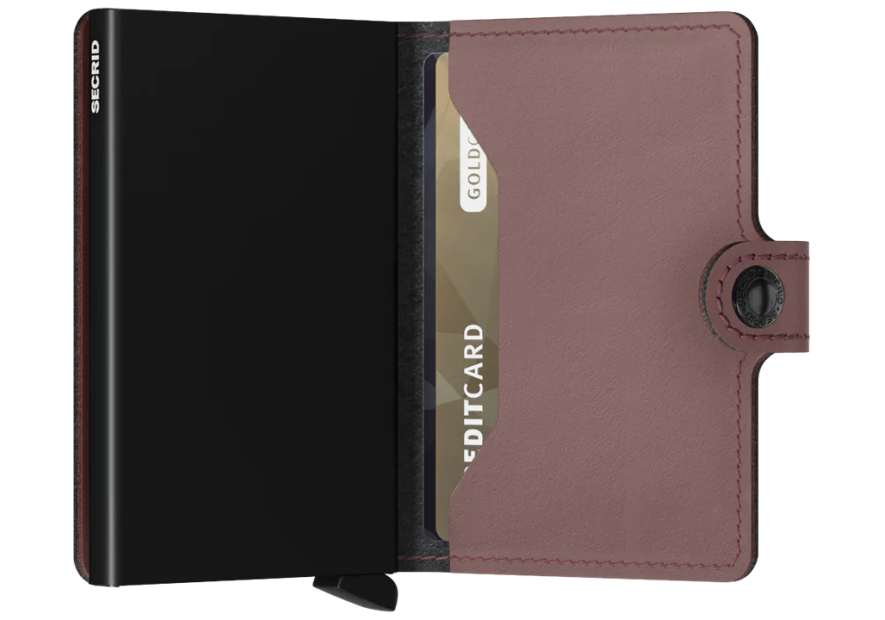 Secrid MM - CUIR DE VACHETTE - ROSE porte cartes miniwallet mm porte cartes