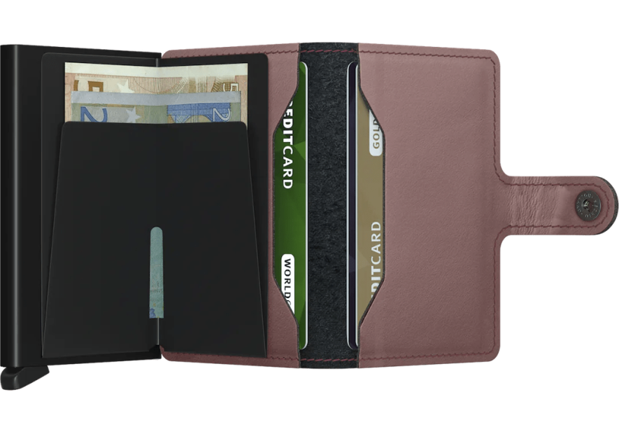 Secrid MM - CUIR DE VACHETTE - ROSE porte cartes miniwallet mm porte cartes