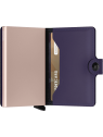 Secrid MM - CUIR DE VACHETTE - PURPLE porte cartes miniwallet mm porte-cartes