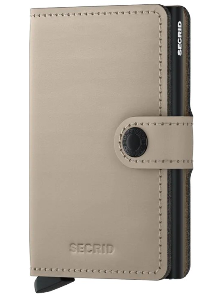Secrid MM - CUIR DE VACHETTE - DESERT porte cartes miniwallet mm porte cartes