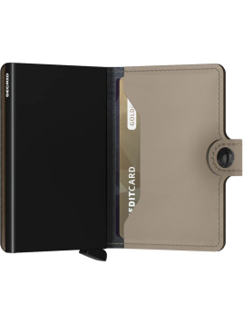 Secrid MM - CUIR DE VACHETTE - DESERT porte cartes miniwallet mm porte cartes