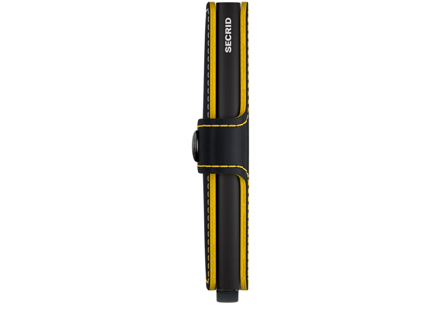 Secrid MM - CUIR DE VACHETTE - BLACK/OC porte cartes miniwallet mm porte cartes