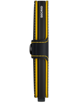 Secrid MM - CUIR DE VACHETTE - BLACK/OC porte cartes miniwallet mm porte cartes