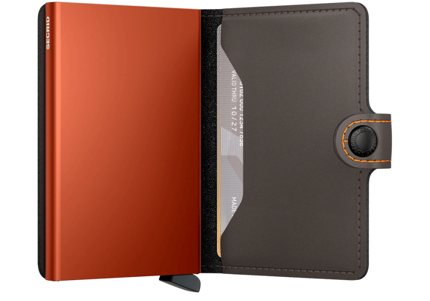 Secrid MM - CUIR DE VACHETTE - TRUFFLE/ porte cartes miniwallet mm porte cartes