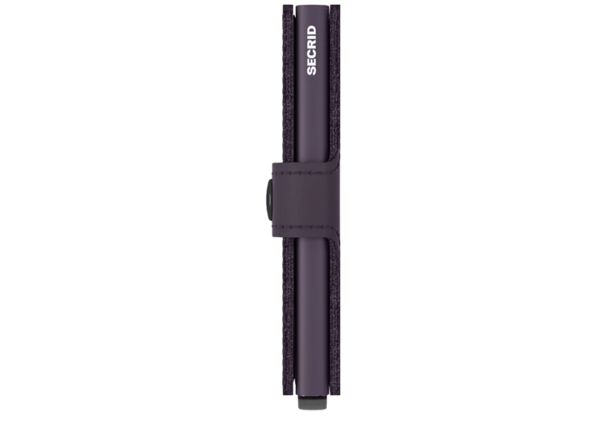 Secrid MM - CUIR DE VACHETTE - DARK/PUR porte cartes miniwallet mm porte cartes