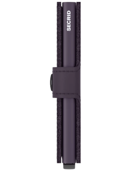 Secrid MM - CUIR DE VACHETTE - DARK/PUR porte cartes miniwallet mm porte cartes