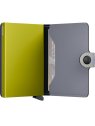 Secrid MM - CUIR DE VACHETTE - GREY/LIM porte cartes miniwallet mm porte-cartes