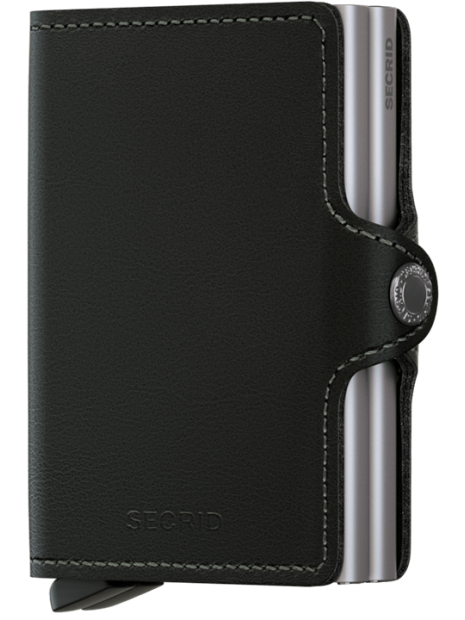 Secrid TV - CUIR DE VACHETTE - NOIR porte cartes porte-cartes