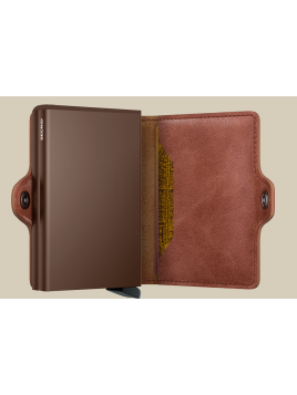 Secrid TV - CUIR DE VACHETTE - COGNAC/B porte cartes porte cartes