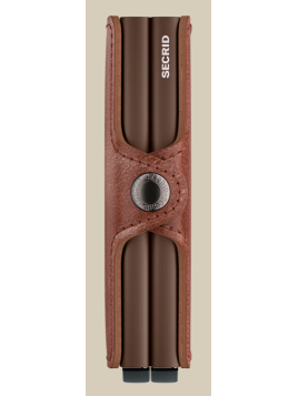 Secrid TV - CUIR DE VACHETTE - COGNAC/B porte cartes porte cartes