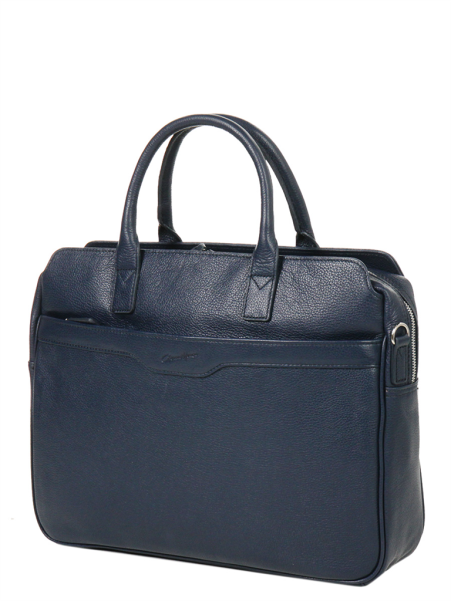 Gerard Henon 16233 - CUIR DE VACHETTE - MARIN Porte-ordinateur