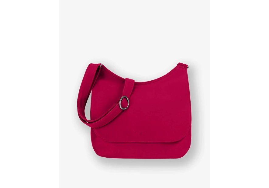 Les Ateliers Foures B314 - CUIR DE VACHETTE - HIBISC sac rabat baroudeuse arthémis Sacs à mains