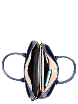 Gerard Henon 16233 - CUIR DE VACHETTE - MARIN Porte-ordinateur