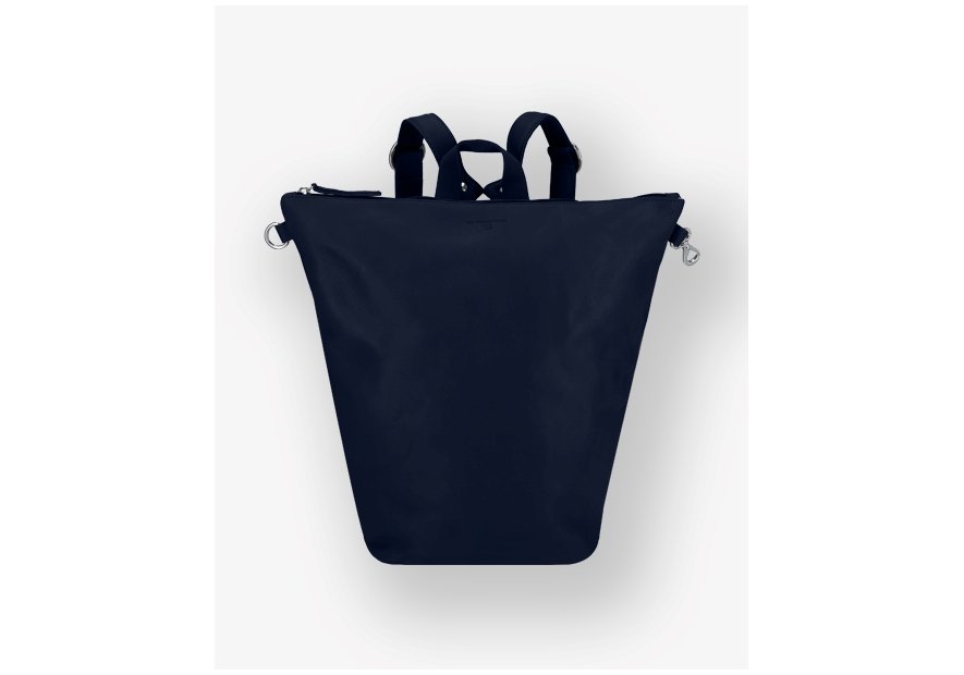 Les Ateliers Foures B418 - CUIR DE VACHETTE - NUIT fourès-baroudueuse-sac à dos triangle m Sacs à mains