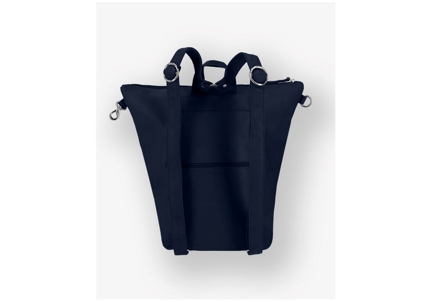 Les Ateliers Foures B418 - CUIR DE VACHETTE - NUIT fourès-baroudueuse-sac à dos triangle m Sacs à mains