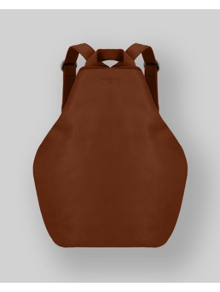 Les Ateliers Foures B418 - CUIR DE VACHETTE - FAUVE fourès-baroudueuse-sac à dos triangle m Sacs à mains