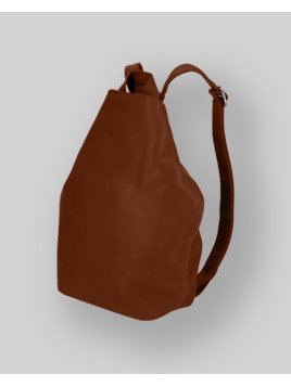 Les Ateliers Foures B418 - CUIR DE VACHETTE - FAUVE fourès-baroudueuse-sac à dos triangle m Sacs à mains