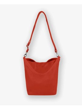 Les Ateliers Foures B618 - CUIR DE VACHETTE - ORANGE fourés baroudeuse mangeoire m Sacs à mains