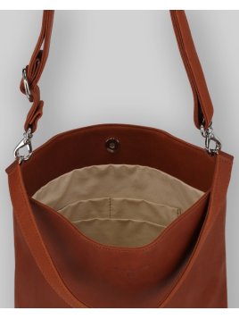 Les Ateliers Foures B618 - CUIR DE VACHETTE - FAUVE fourés baroudeuse mangeoire m Sacs à mains