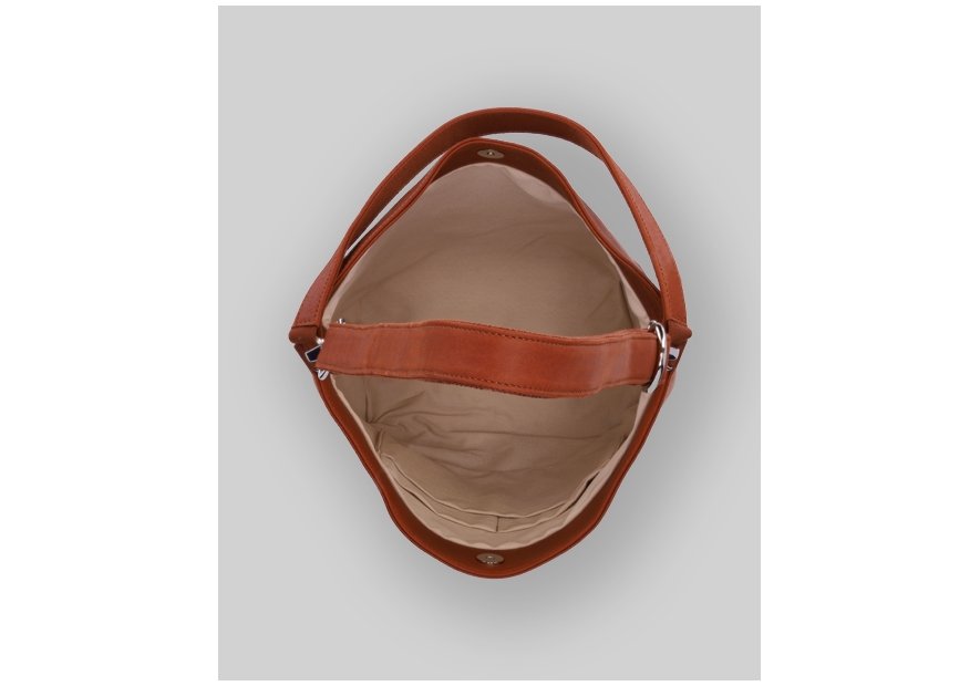 Les Ateliers Foures B618 - CUIR DE VACHETTE - FAUVE fourés baroudeuse mangeoire m Sacs à mains