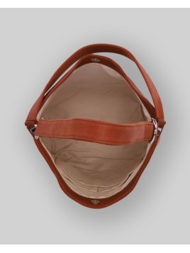 Les Ateliers Foures B618 - CUIR DE VACHETTE - FAUVE fourés baroudeuse mangeoire m Sacs à mains